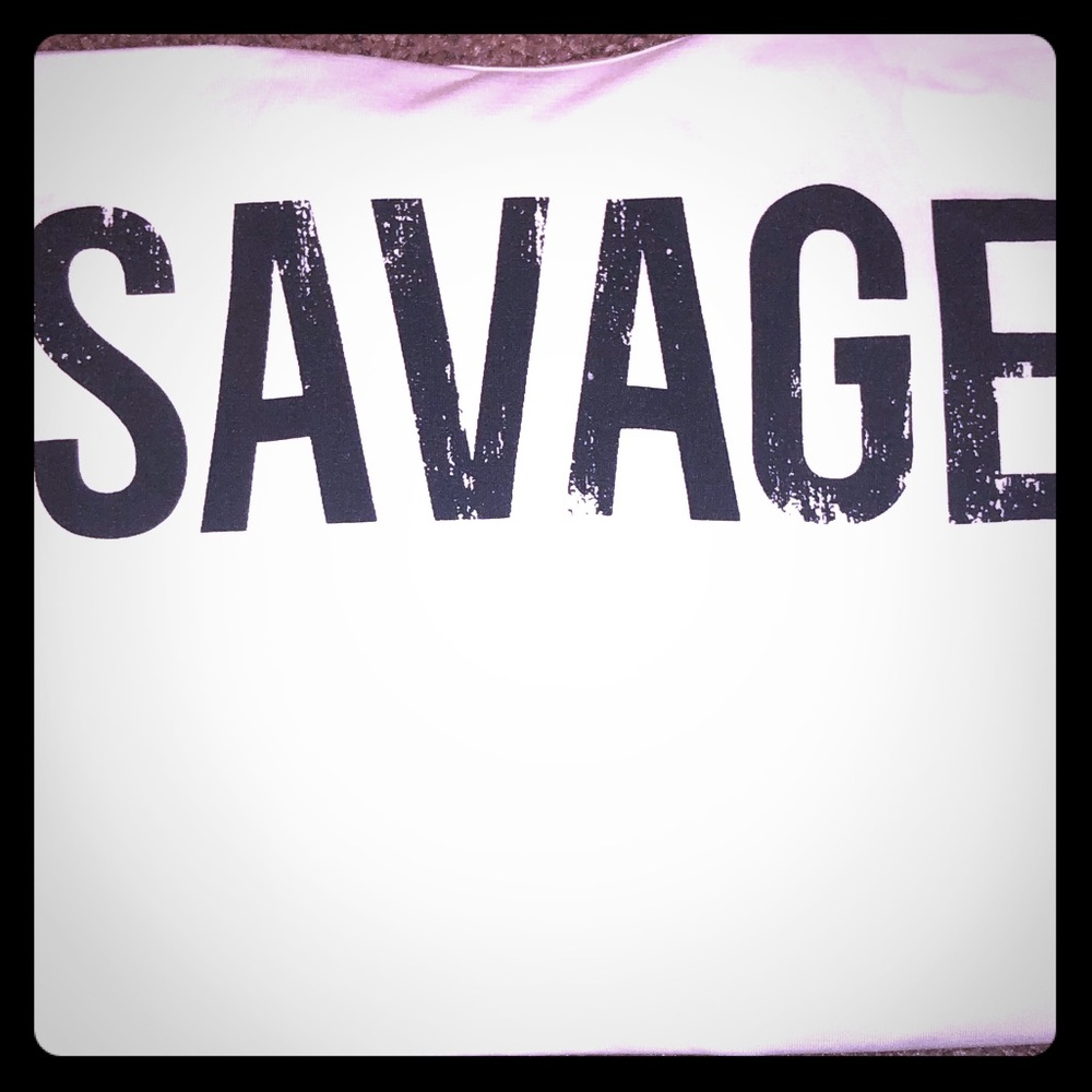 NWT SAVAGE TANK - WHITE